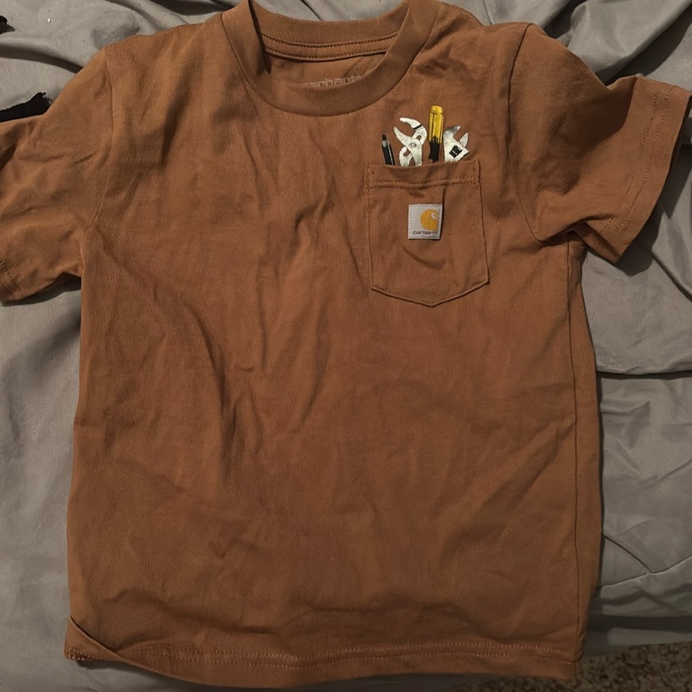 Toddler boys carhartt shirt 4T